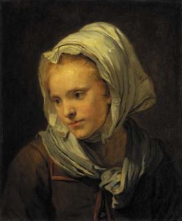 Jean-Baptiste Greuze - Bust of a girl