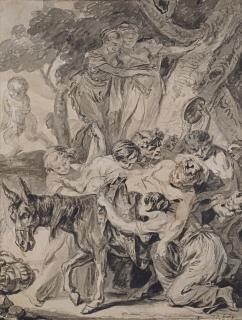 Jean-Baptiste Greuze - La Marche De Silène