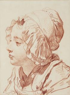 Jean-Baptiste Greuze - La Petite boudeuse