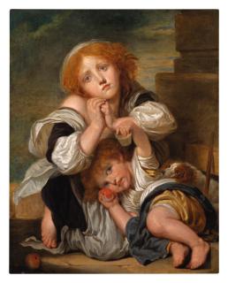 Jean-Baptiste Greuze - Les Petits Orphelins