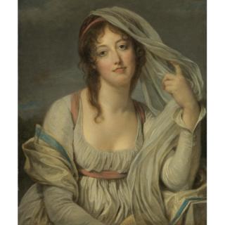 Jean-Baptiste Greuze - Portrait Of Madame Van Westrenen Of Tremaat