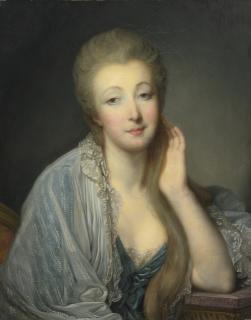 Jean-Baptiste Greuze - Portrait Of The Comtesse Du Barry