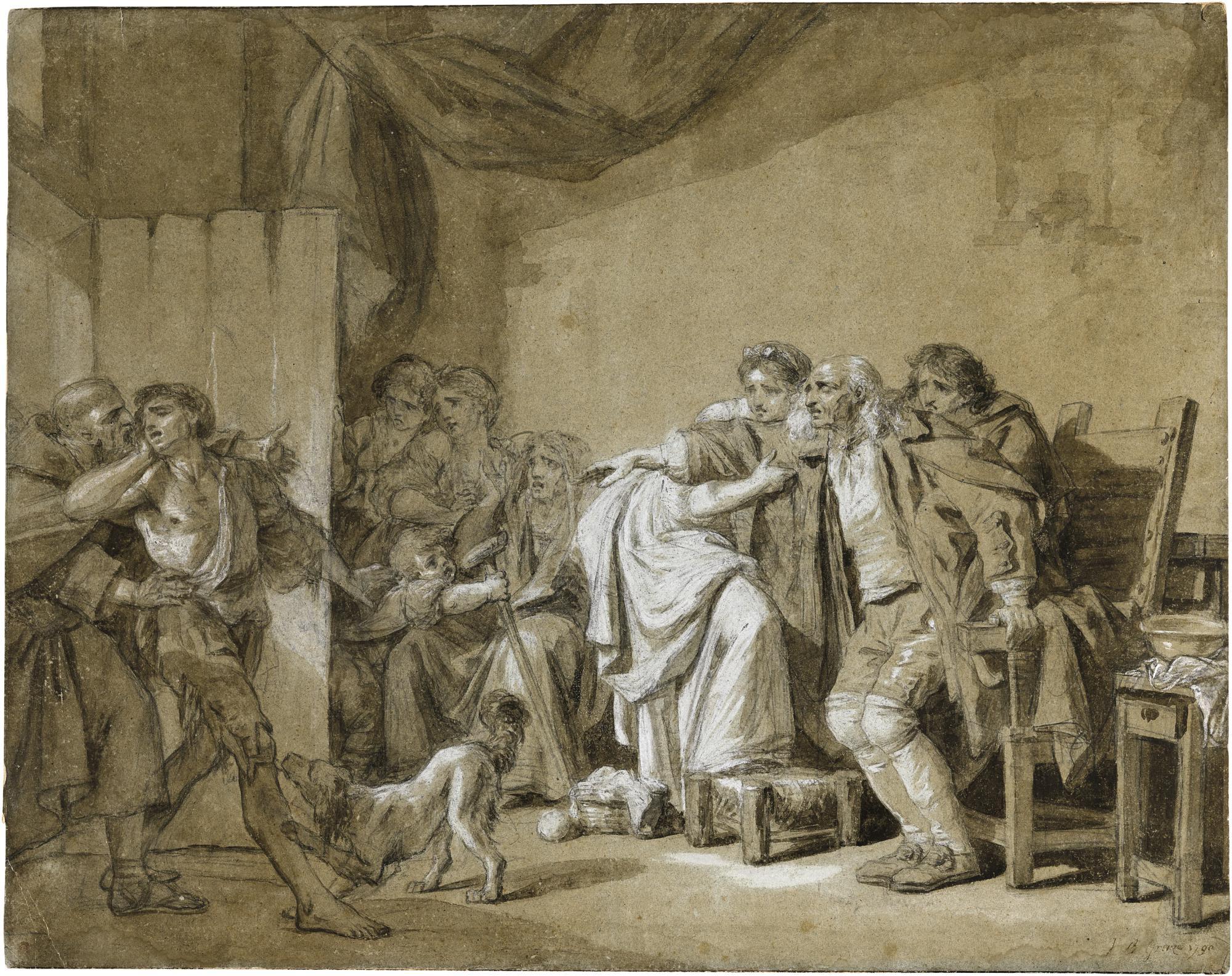 Jean-Baptiste Greuze - The Return Of The Prodigal Son