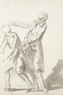 Jean-Baptiste Greuze - Un Père, Les Bras Tendus Vers Son Fils