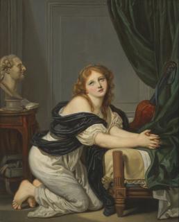 Jean-Baptiste Greuze - Une jeune fille en prière