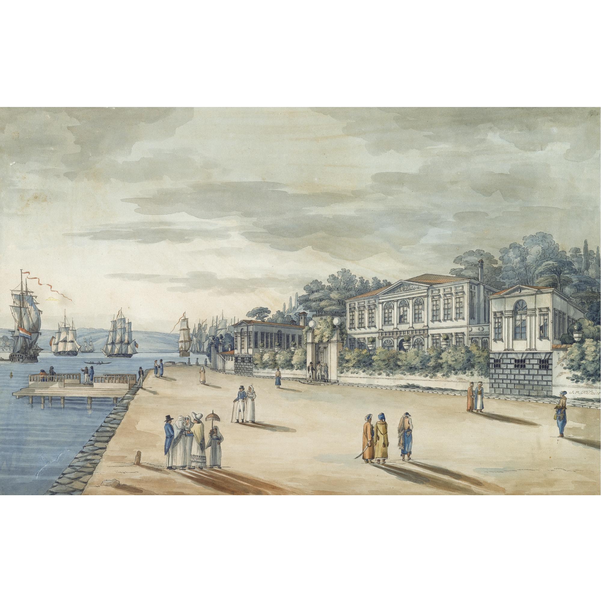 Jean-Baptiste Hilaire - French L\'Ambassade Russe À Büyükdere
