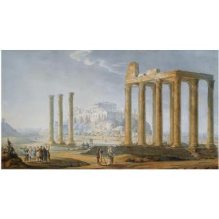 Jean-Baptiste Hilaire - French Vue De L\'Acropole