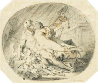 Jean-Baptiste Hüet - Hercules and Omphale