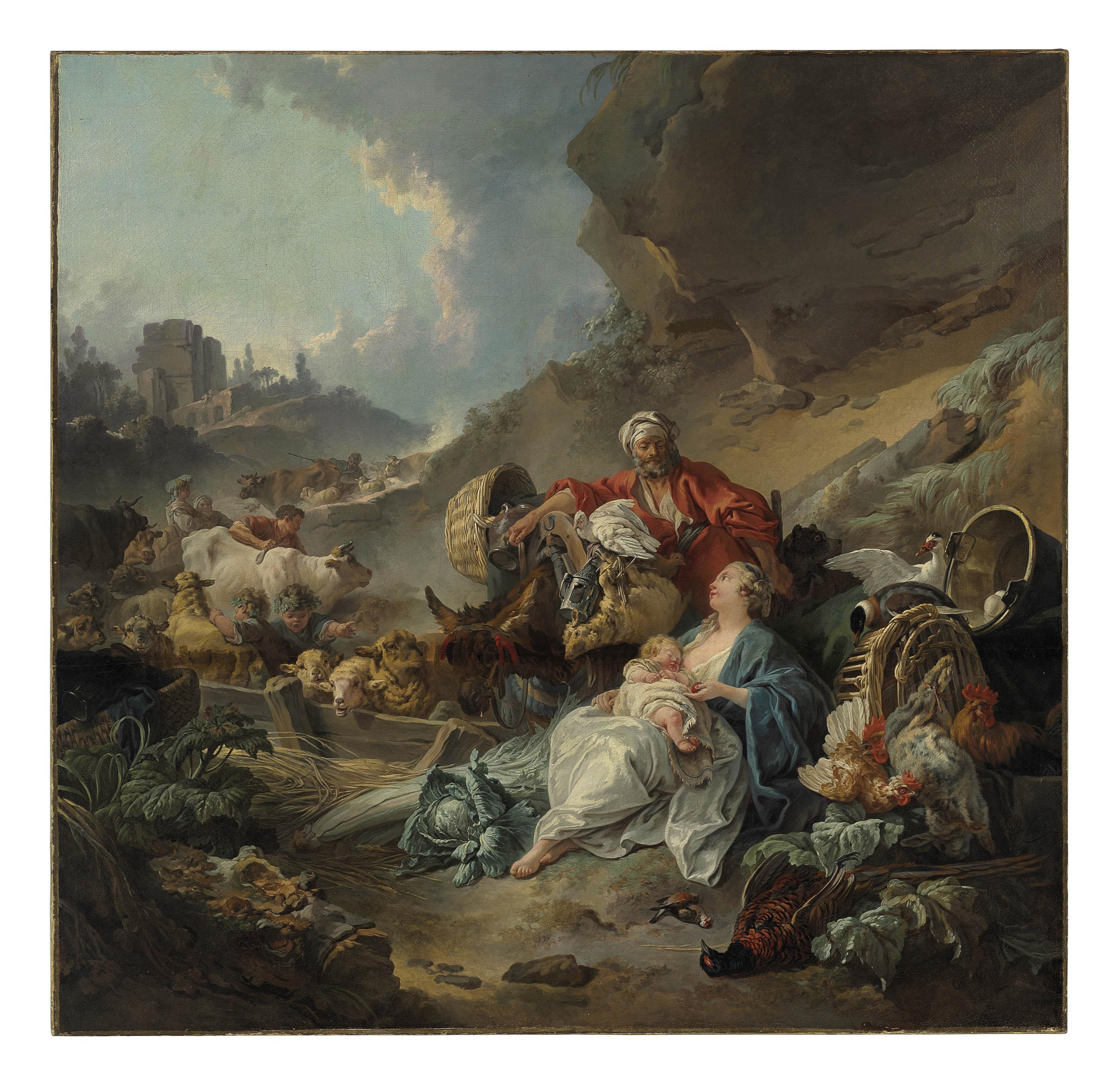 Jean-Baptiste Huet I - Une Caravanne