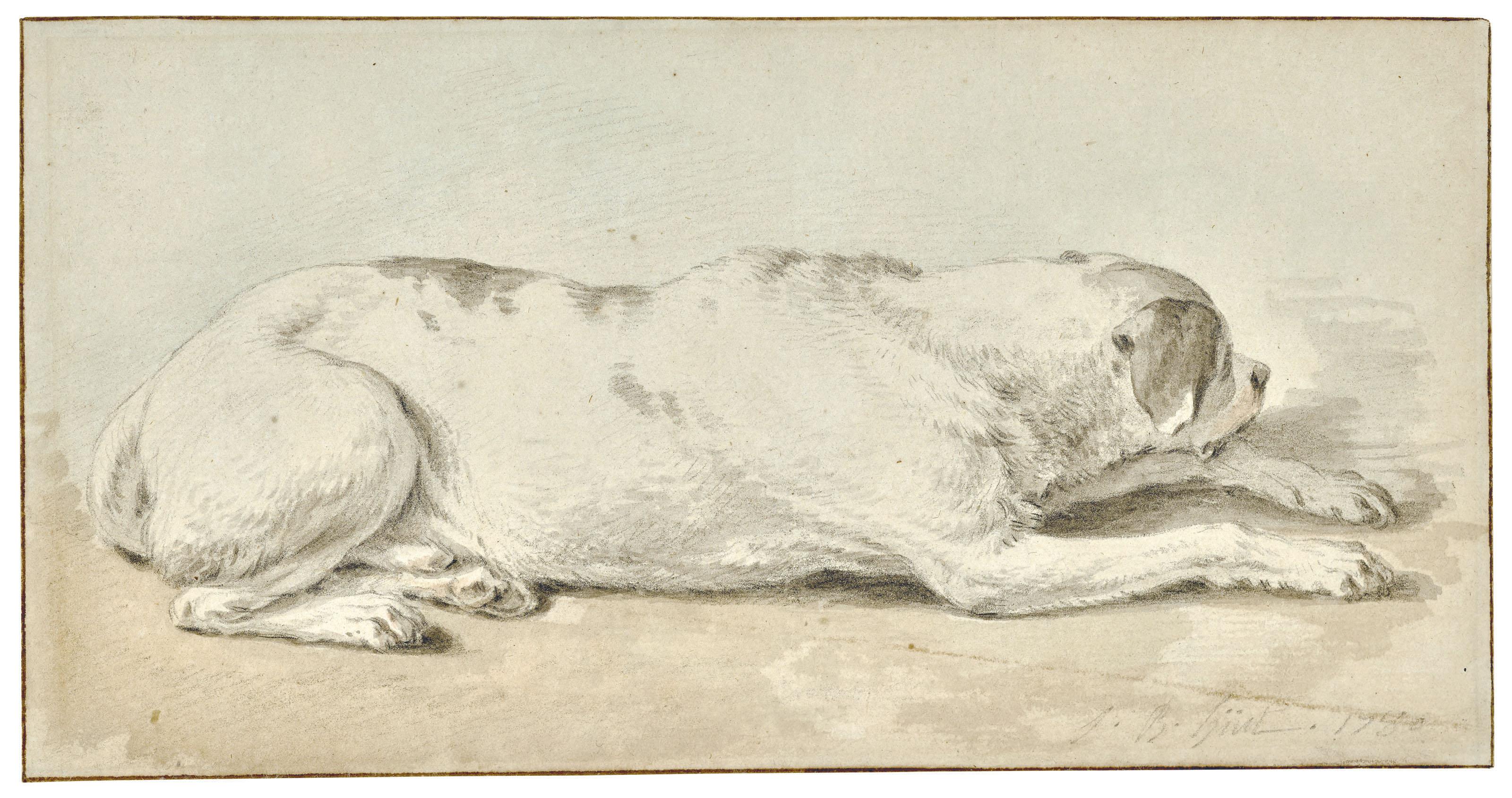 Jean-Baptiste Huet - A dog