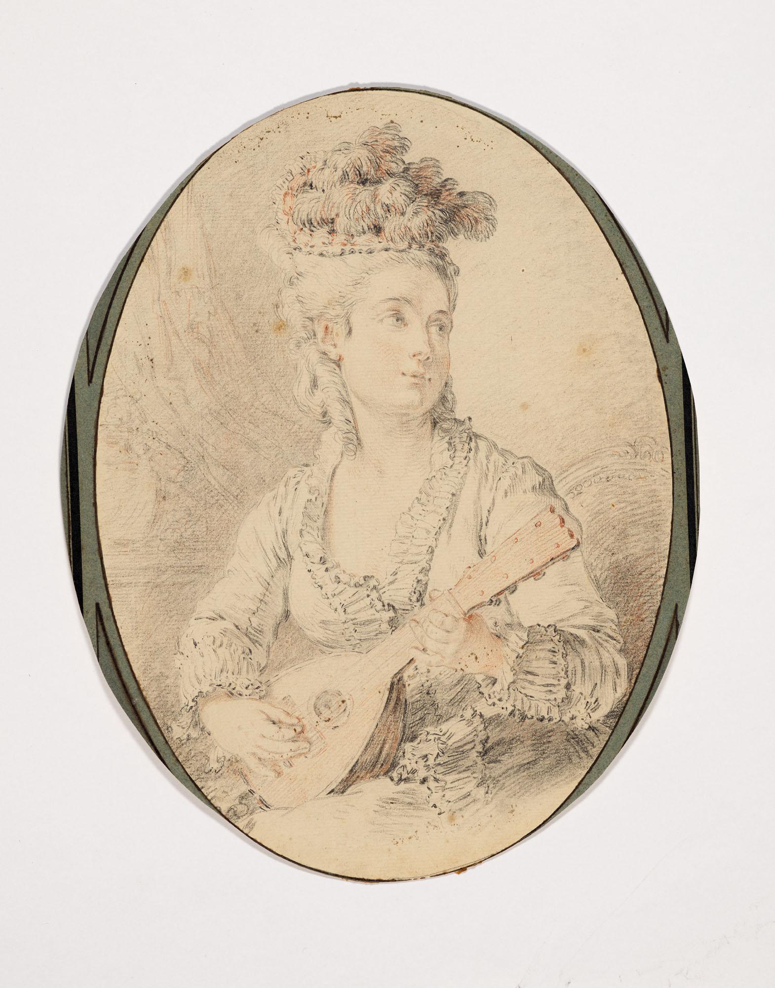 Jean-Baptiste Huet - Joueuse de mandoline