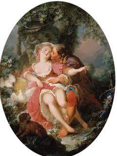 Jean-Baptiste Huet - Lovers In A Landscape