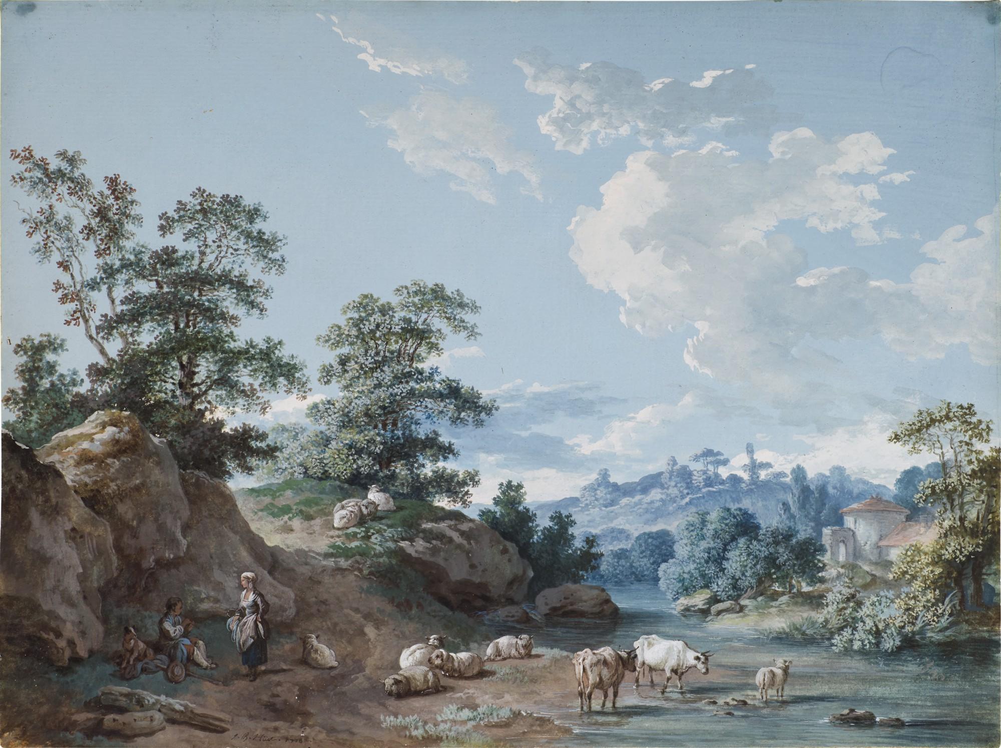 Jean Baptiste Huet - Pastoral Landscape
