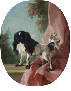 Jean-Baptiste Huet - Portrait D’Un Cavalier King Charles
