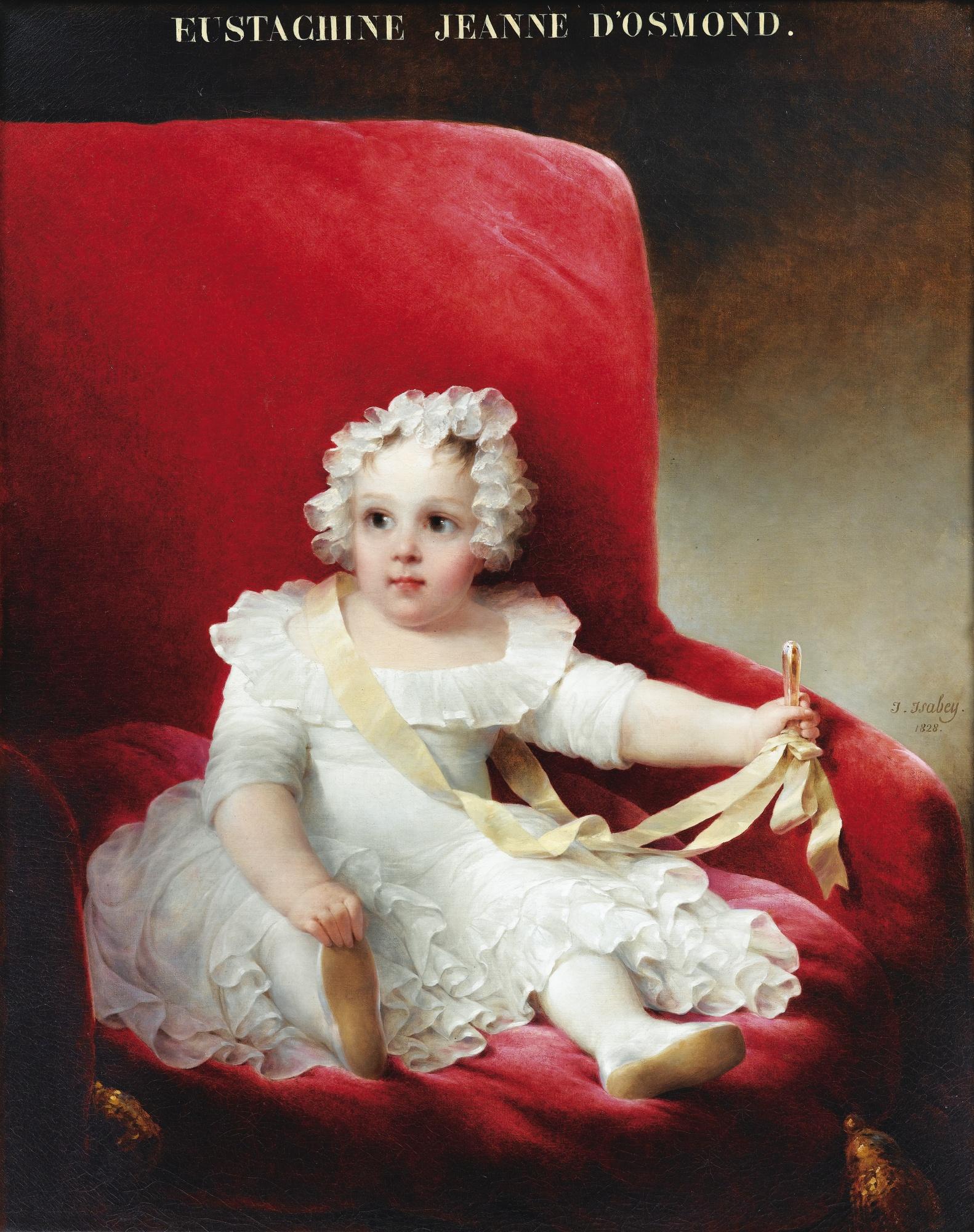Jean-Baptiste Isabey - Portrait D\'Eustachine-Jeanne D\'Osmond
