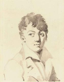 Jean-Baptiste Isabey - Portrait d\'un jeune garçon