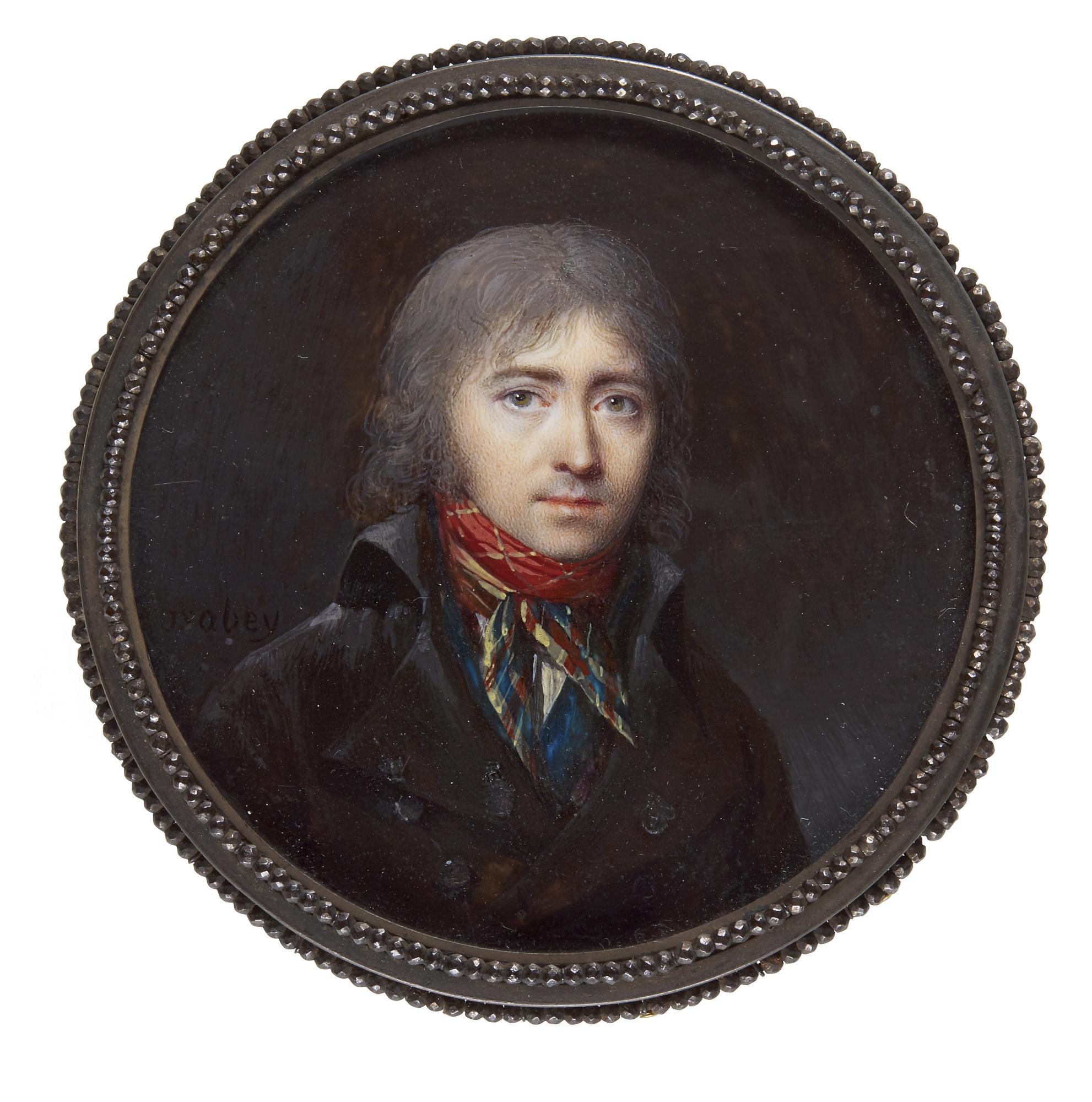 Jean-Baptiste Isabey - Portrait Of A Gentleman, Circa 1795
