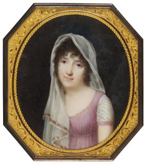 Jean-Baptiste Isabey - Portrait Of A Lady, Circa 1800