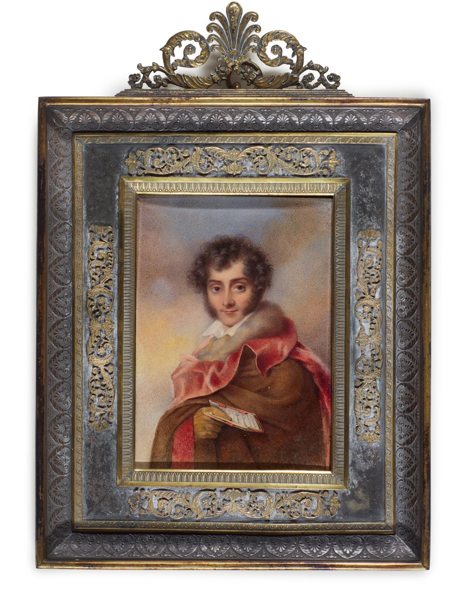 Jean-Baptiste Isabey - Portrait of Charles Victor, Vicomte d\'Arlincourt (1789-1856), circa 1825