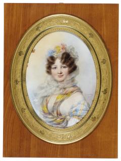 Jean-Baptiste Isabey - Portrait Of Madame Feydeau 