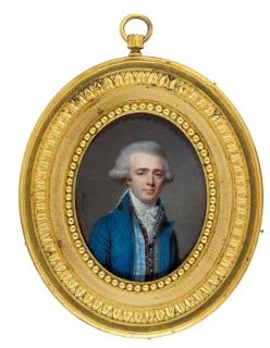 Jean Baptiste Jacques Augustin - Portrait Of A Gentleman