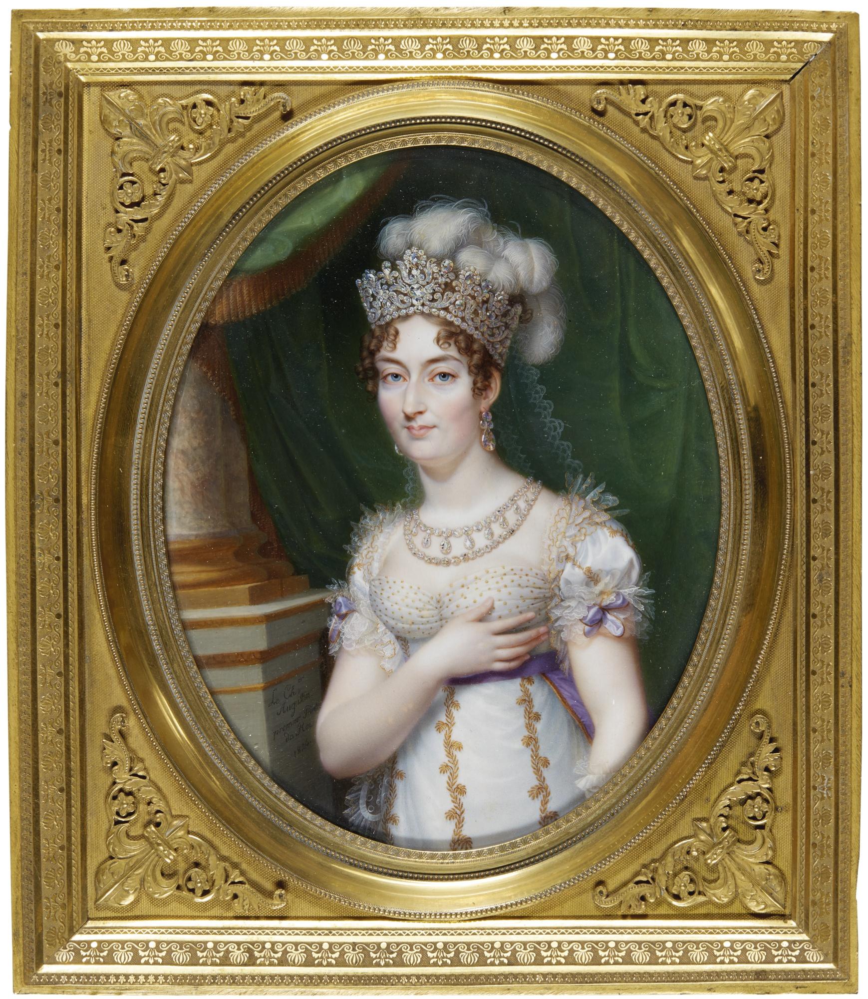 Jean Baptiste Jacques Augustin - Portrait Of Marie-Thérèse Charlotte, Duchesse D\'Angoulême (1778-1850)