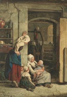 Jean-Baptiste Jules Trayer - A young entertainer