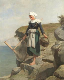 Jean-Baptiste Jules Trayer - The Shrimper