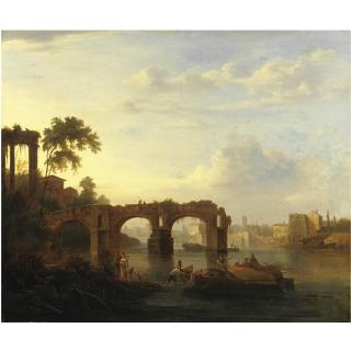 Jean-Baptiste Lallemand - Roma, Veduta Di Ponte Emilio (Ponte Rotto)