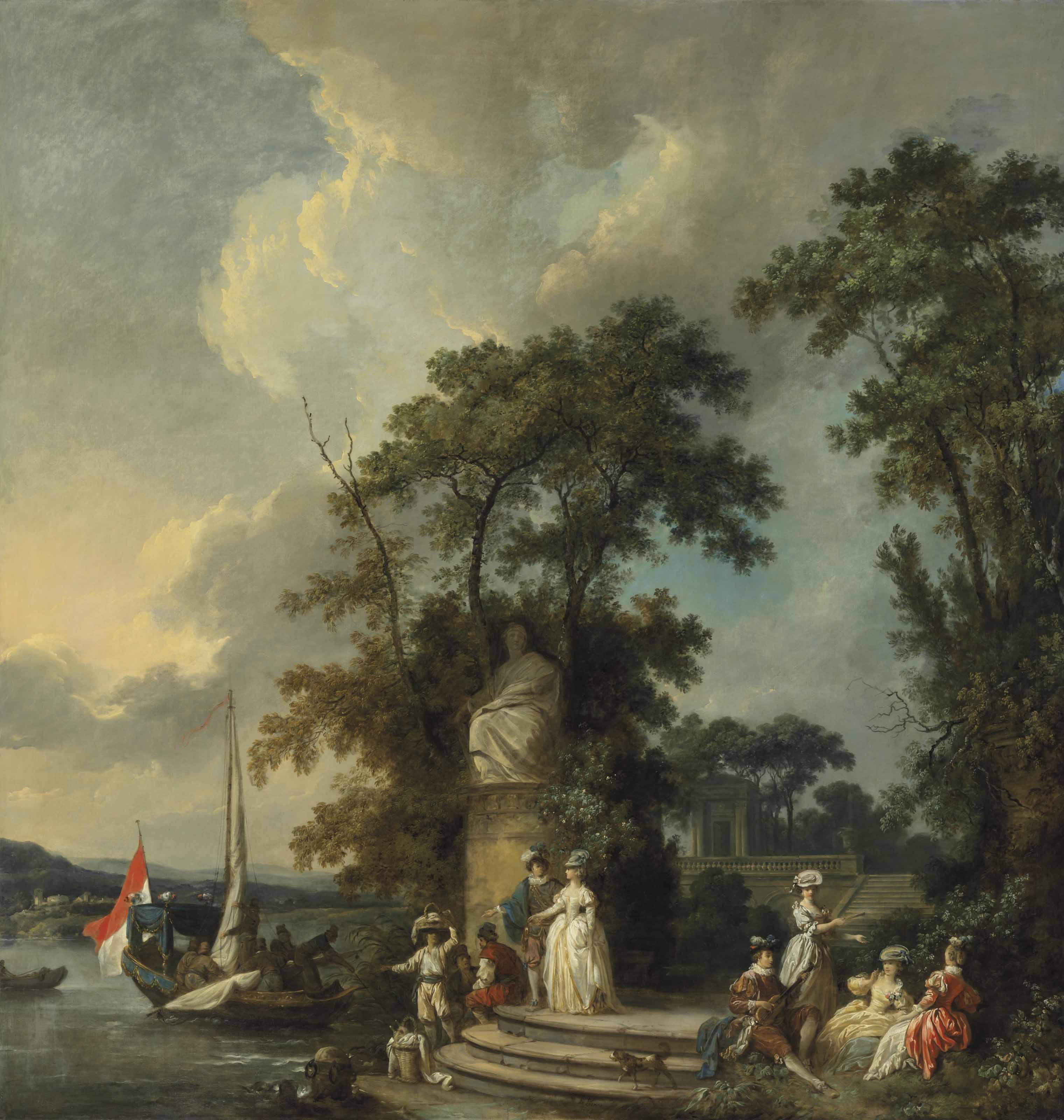 Jean-Baptiste Le Prince - The Embarkation For Cythera