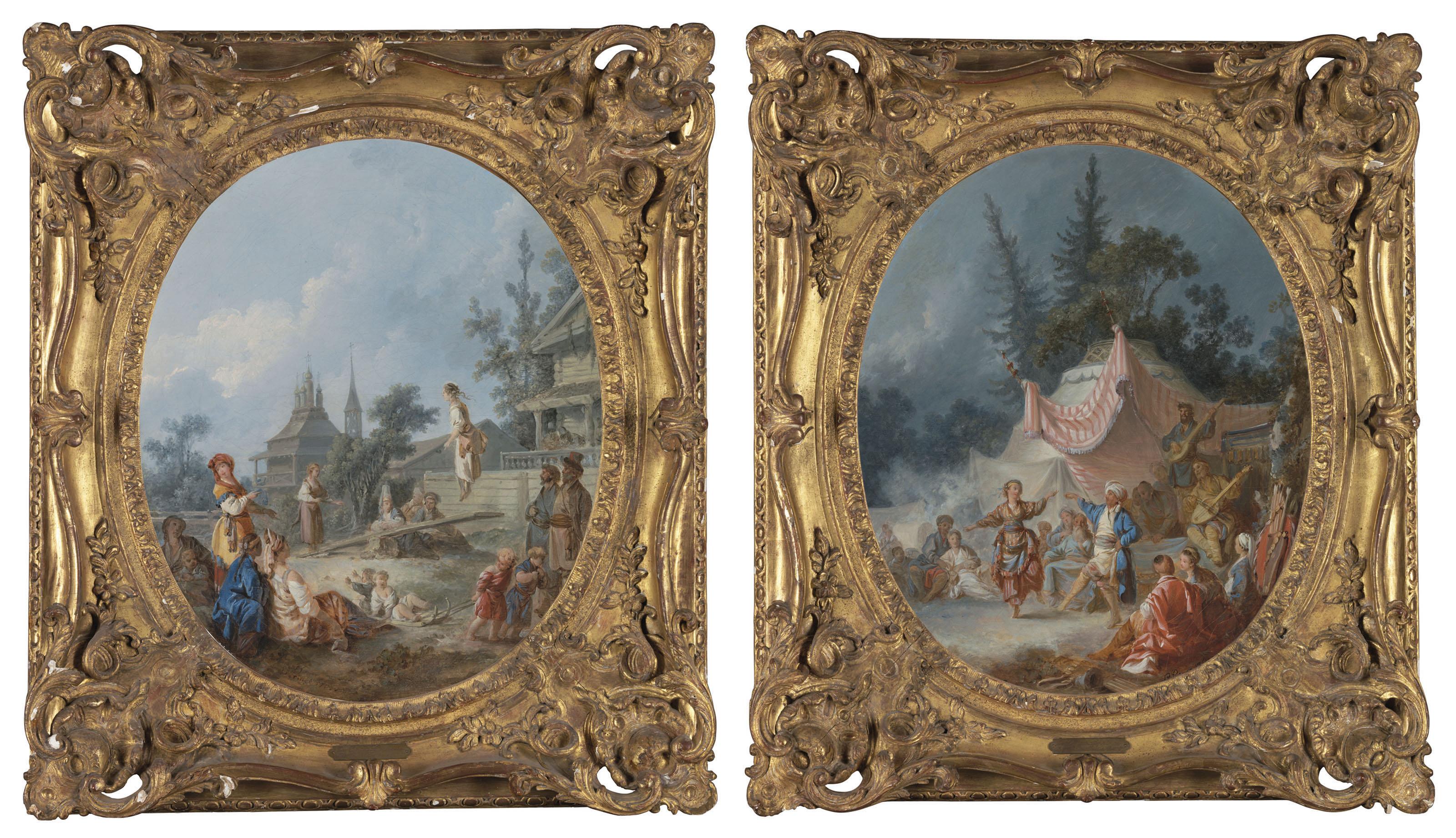 Jean-Baptiste Le Prince - The See-Saw; and The Russian Dance