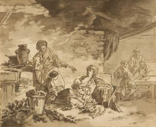 Jean-Baptiste Leprince - Ländliche Szene.