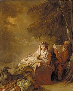 Jean Baptiste Leprince - The Rest on the Flight into Egypt