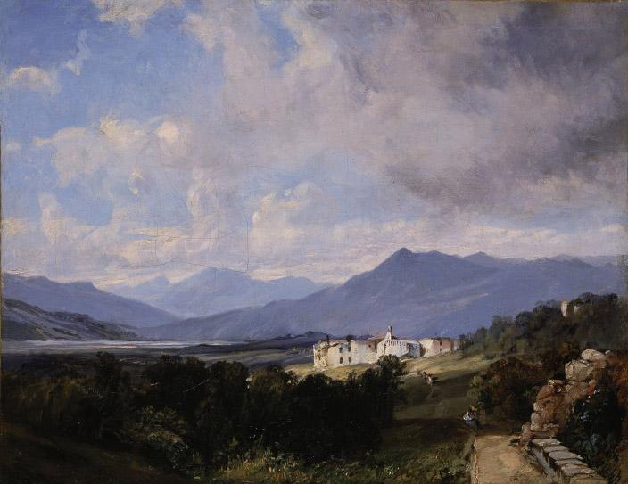 Jean Baptiste Louis Gros - View of Patzcuaro, Mexico
