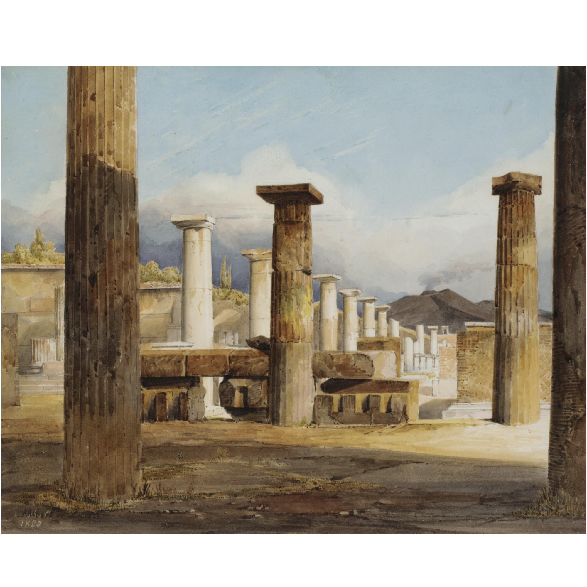 Jean-Baptiste-Louis Hubert - Ruins Of Pompeii