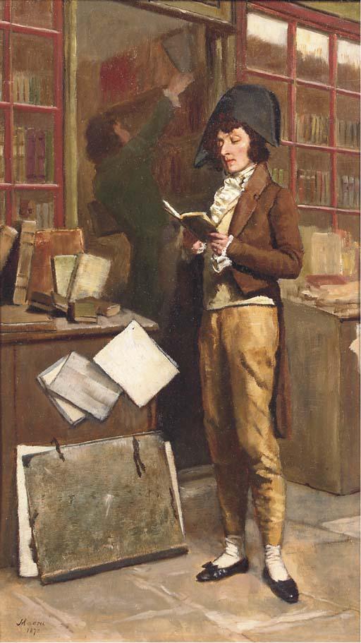 Jean Baptiste Madou - At The Bookshop