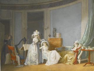 Jean-Baptiste Mallet - \'La Visite Aux Jeunes Mariés\'