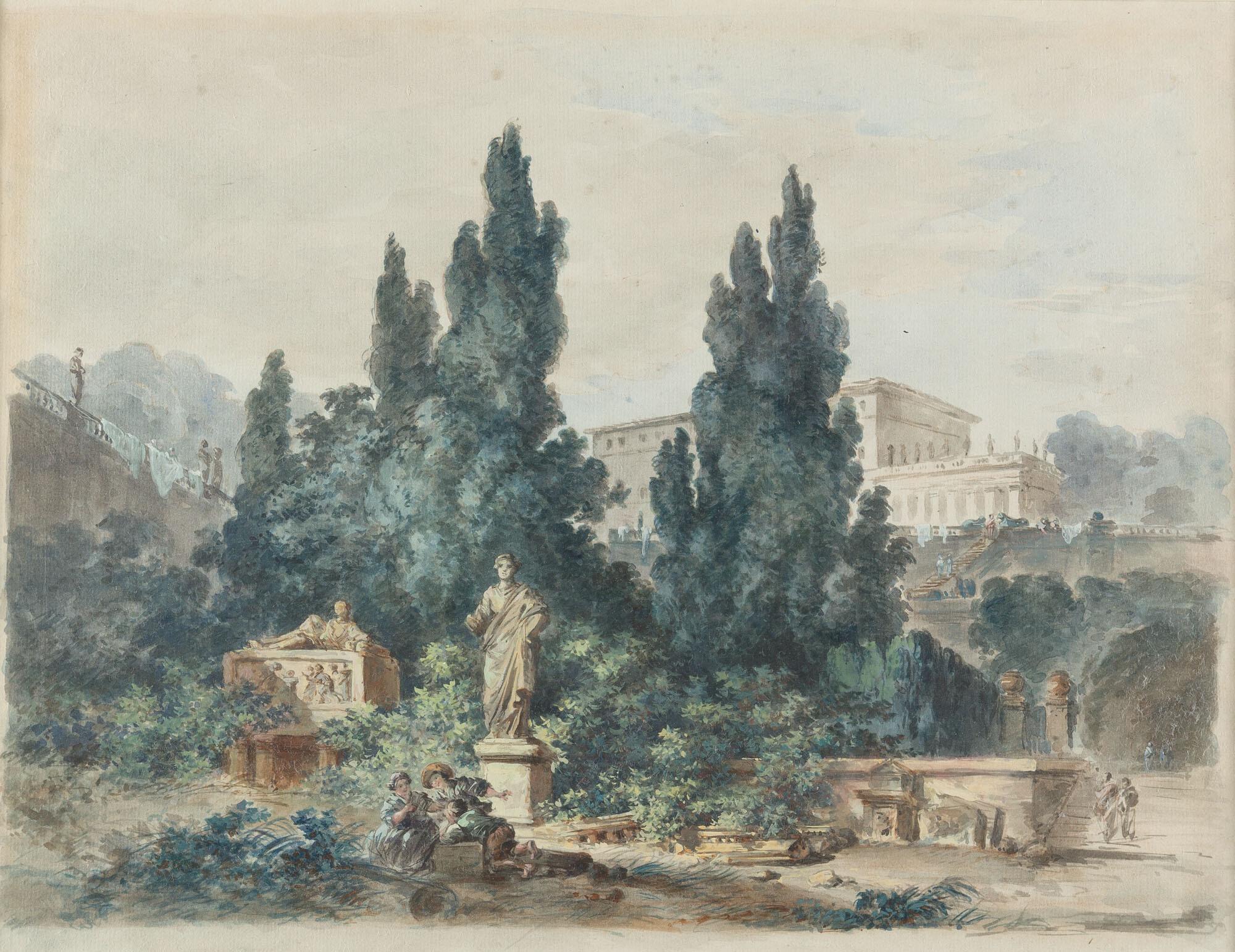 Jean Baptiste Maréchal - Römische Landschaft.