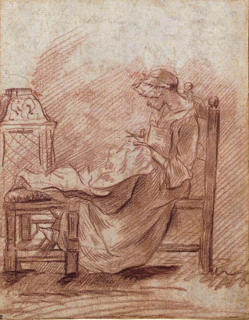 Jean-Baptiste-Marie Pierre - A young seamstress