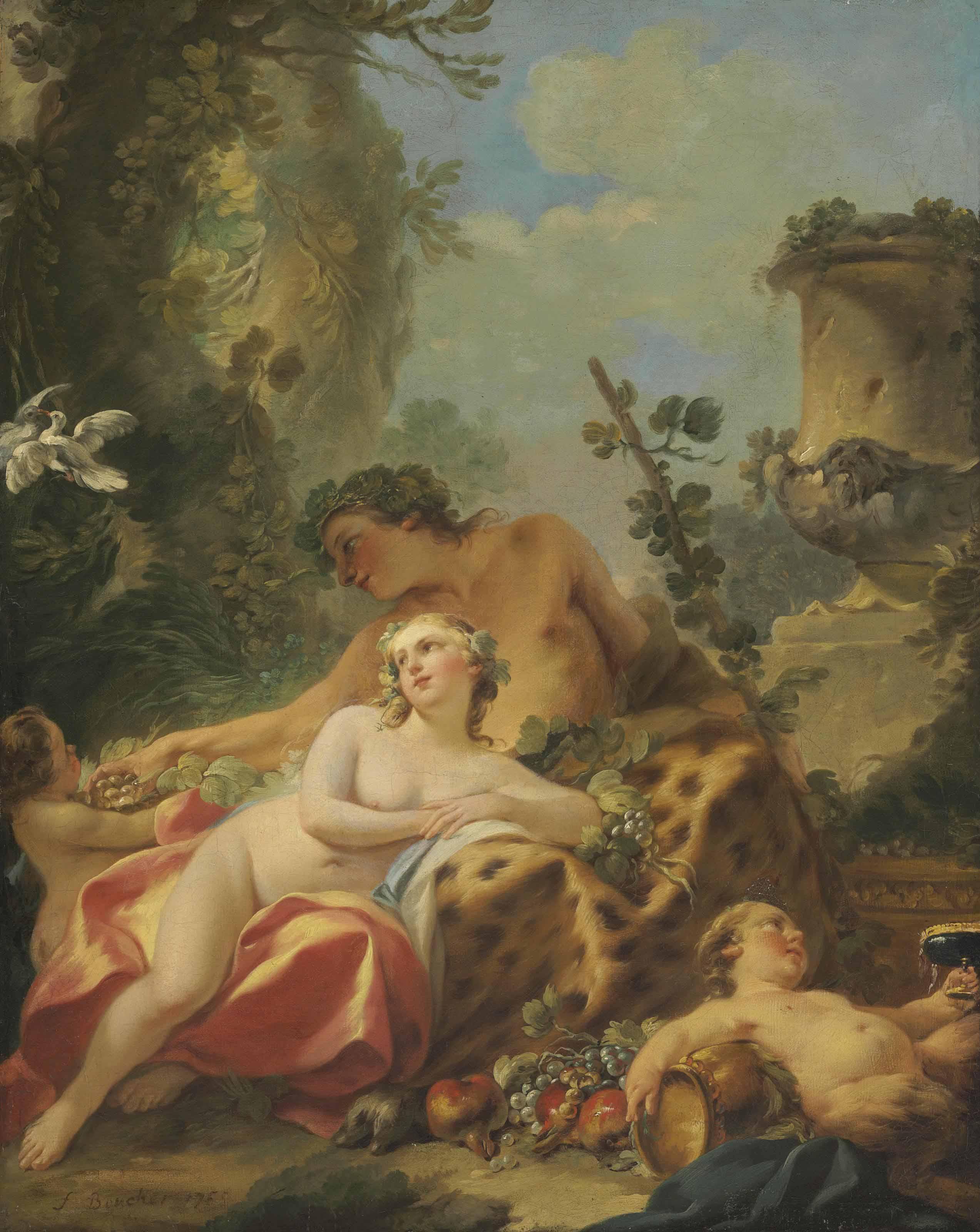 Jean-Baptiste Marie Pierre - Bacchus And Ariadne
