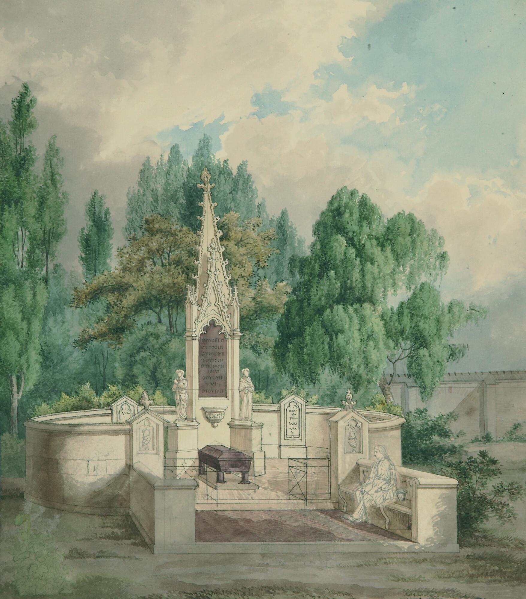Jean-Baptiste Métivier - Das Grabmal.
