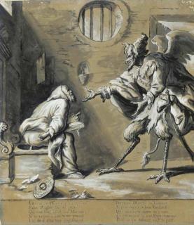 Jean-Baptiste Oudry - La tentation de Saint Pacôme