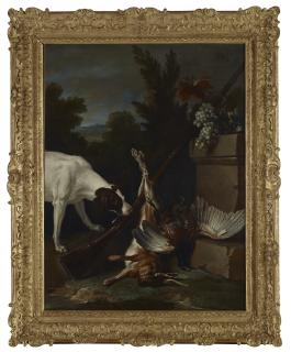 Jean-Baptiste Oudry - Pointer Anglais Et Trophée De Chasse