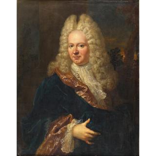 Jean-Baptiste Oudry - Portrait De Monsieur Ponchon Portrait De Madame Ponchon  