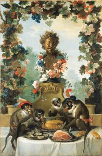 Jean-Baptiste Oudry - The Feast of the Monkeys