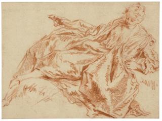 Jean-Baptiste Pater - A reclining woman