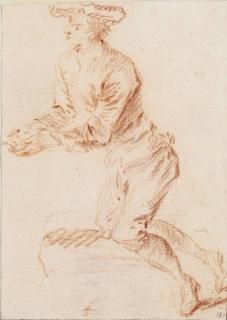 Jean-Baptiste Pater - Homme Agenouillé