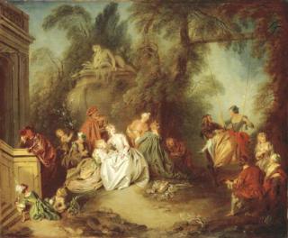 Jean-Baptiste Pater - L\'Escarpolette