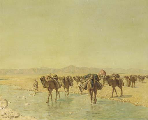 Jean-Baptiste-Paul Lazerges - An Arab Caravan