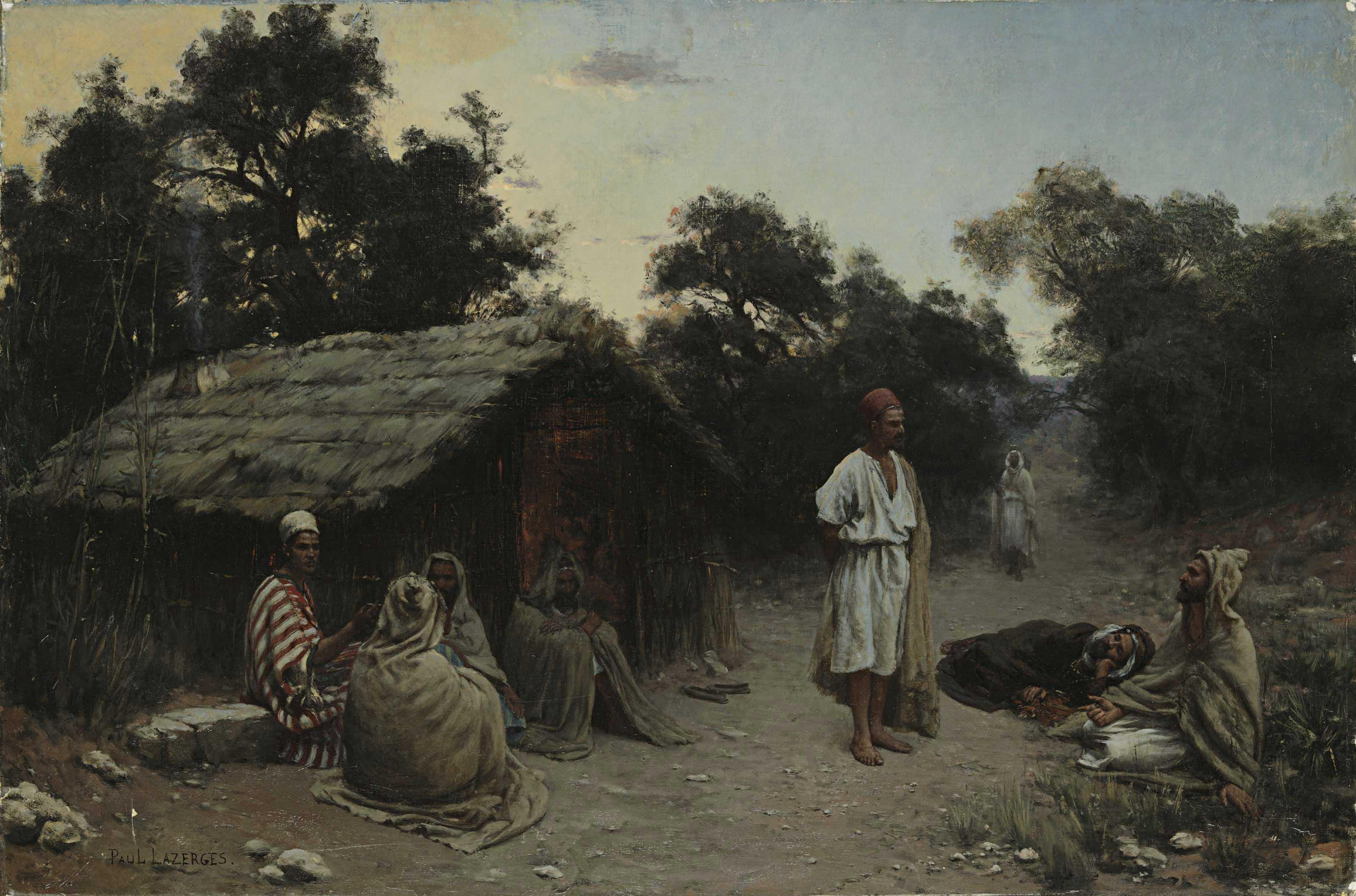 Jean Baptiste Paul Lazerges - An Arab Encampment
